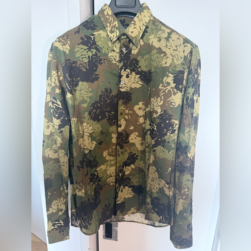 Alexander Mc Queen Camo Button-down Shirt